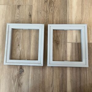 2 Vintage 1980s Washing Machine Outlet Box Faceplates Paintable Face Plate